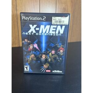 X-Men Next Dimension Sony PlayStation 2 PS2 Marvel Activision Fighting Game CIB